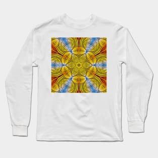 square format design inspired by nature in floral fantasy Long Sleeve T-Shirt